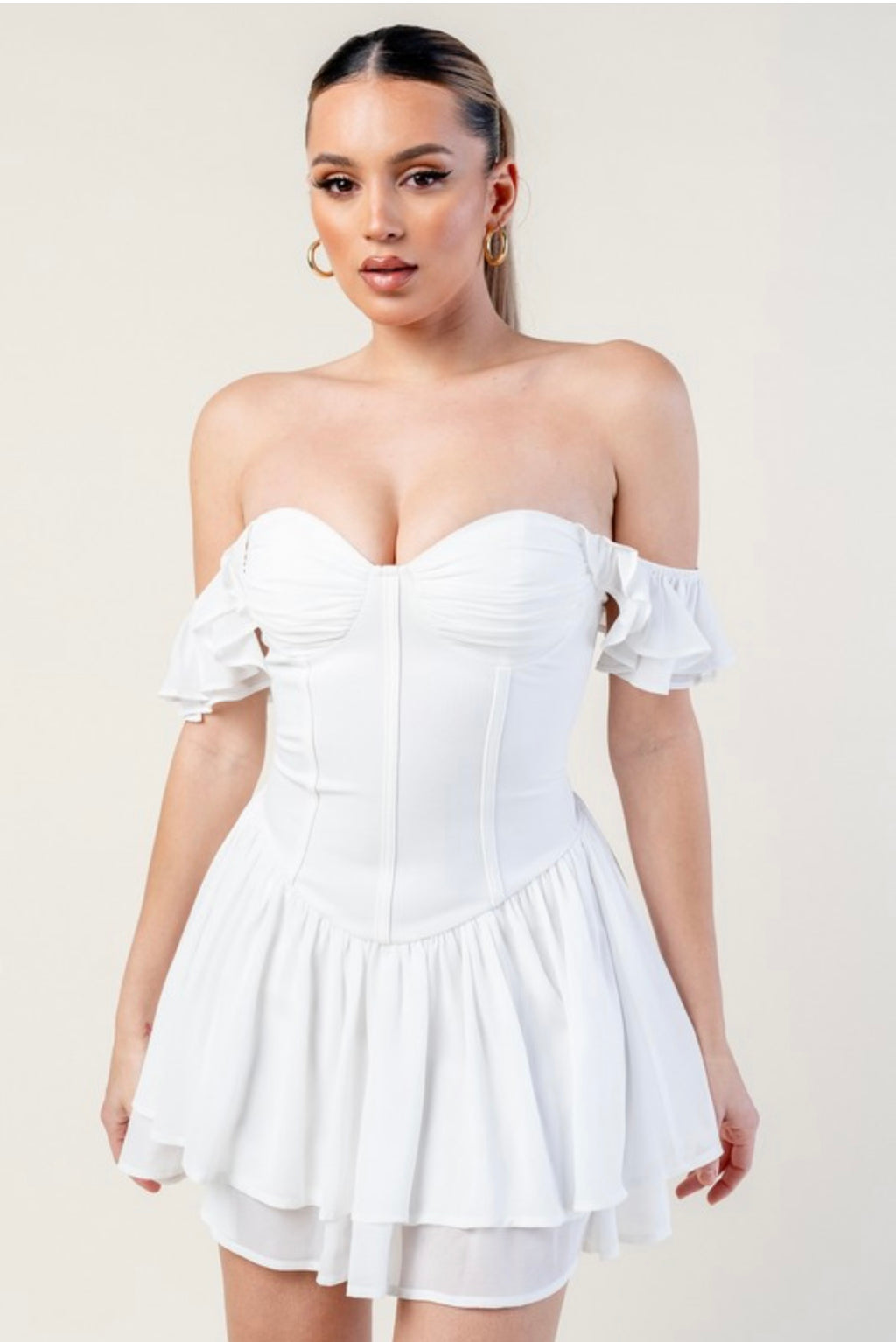 Emilia corset mini dress