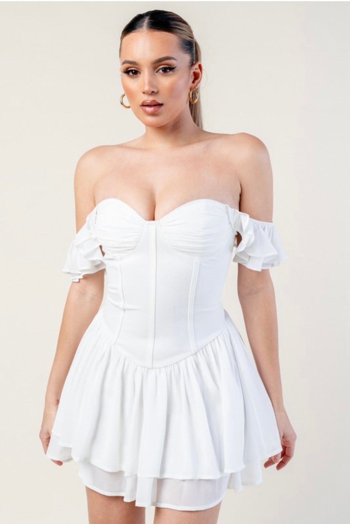 Emilia corset mini dress