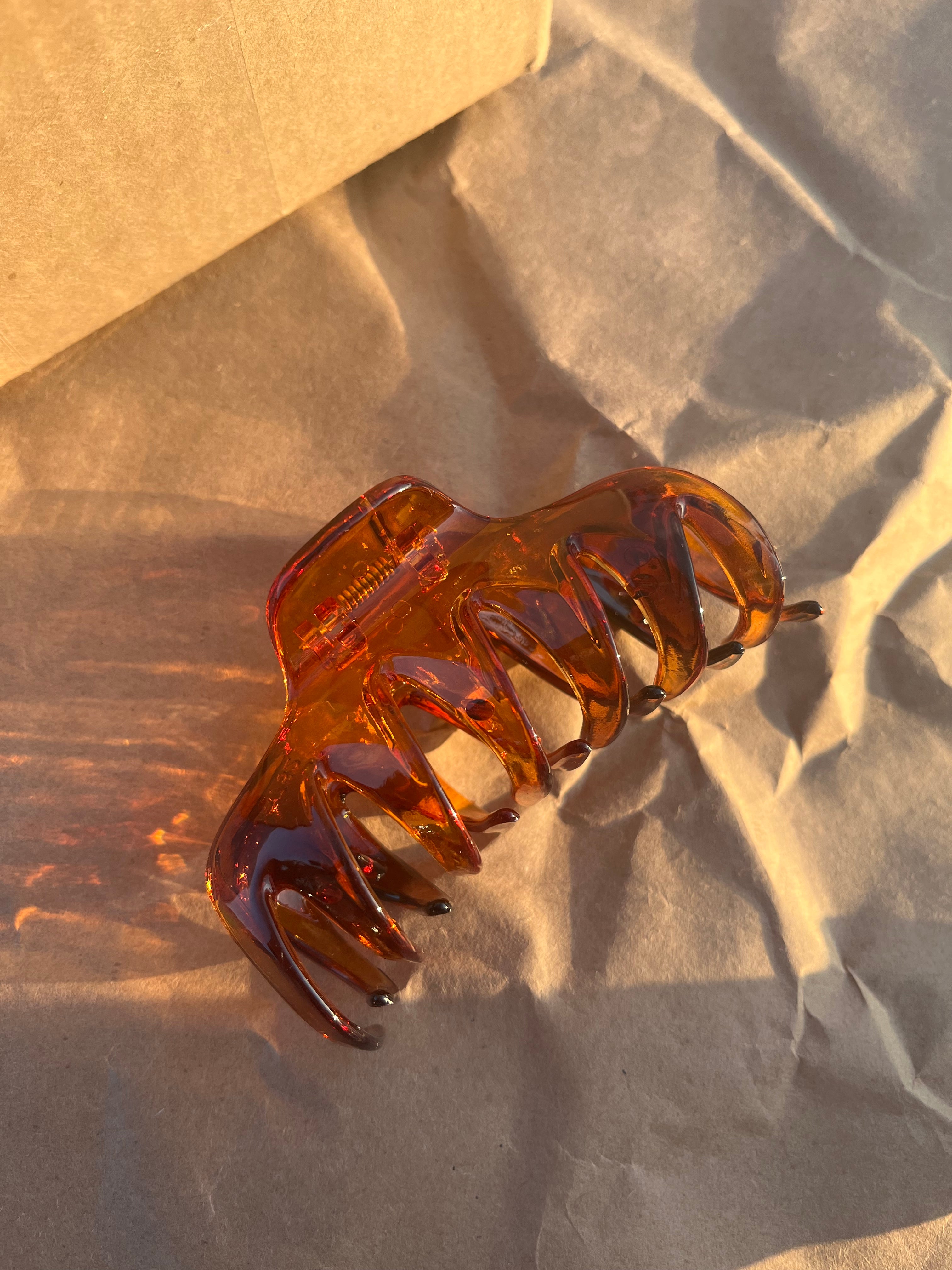 Mini hair claw clips