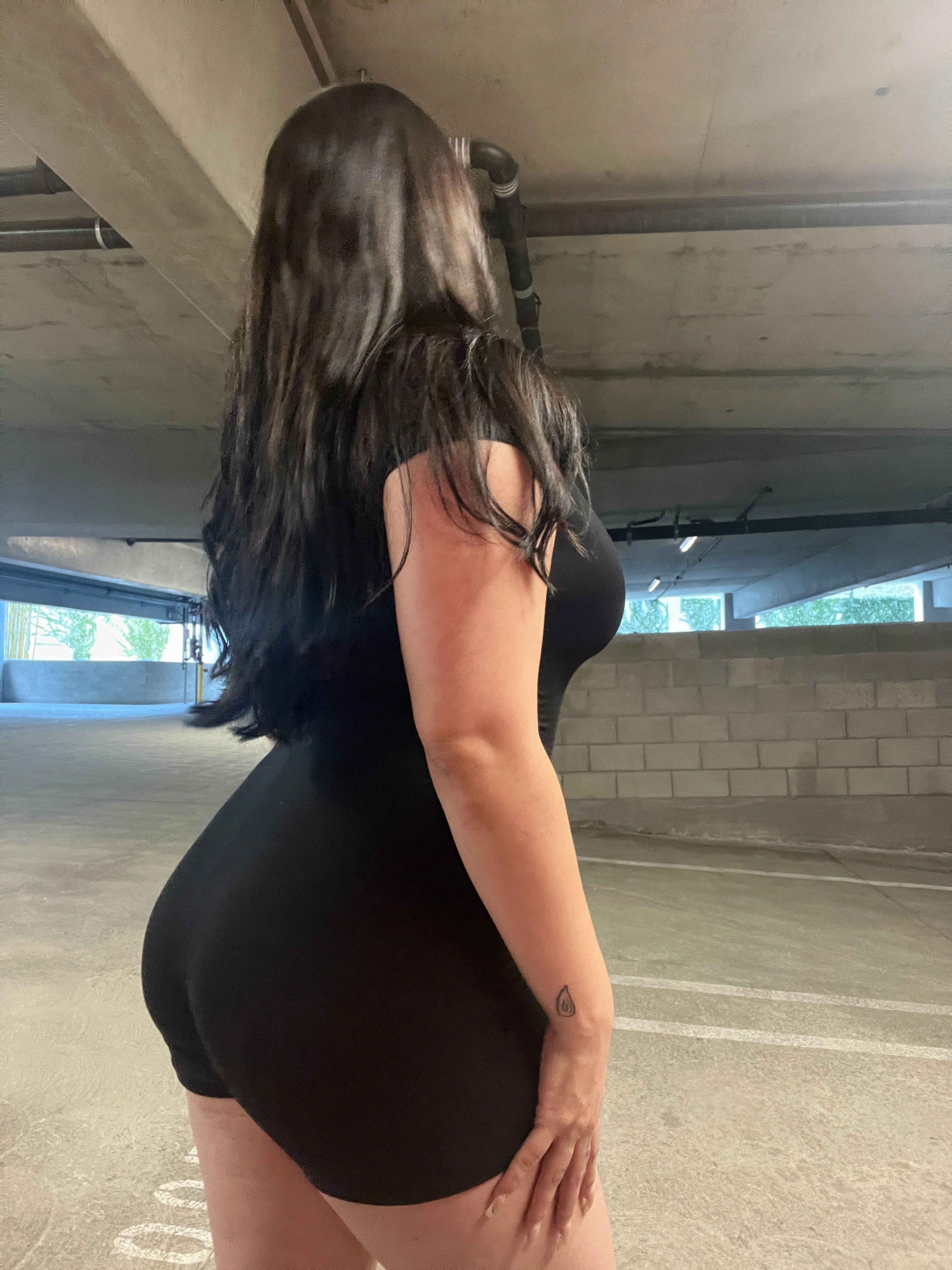 Zarah snatched romper in black