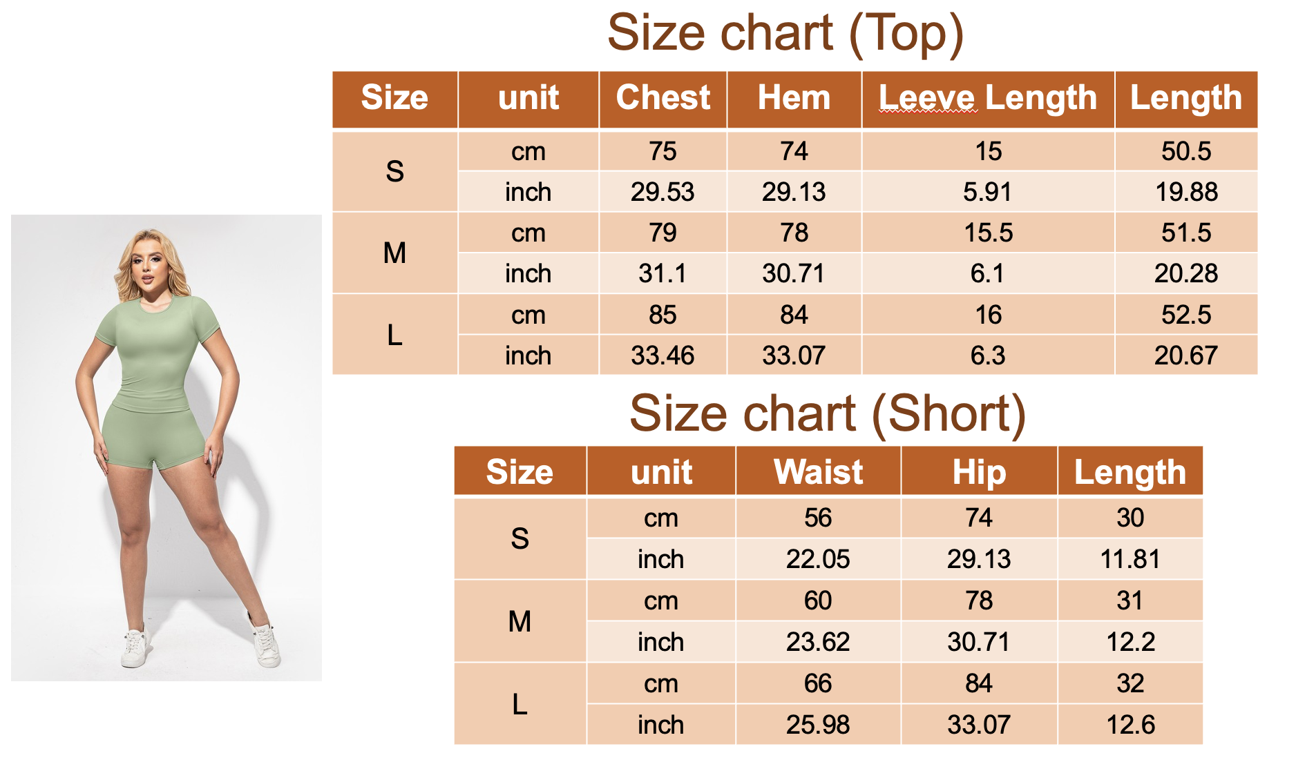 Dulce two piece short set